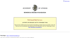 Desktop Screenshot of mail.bioacademy.gr